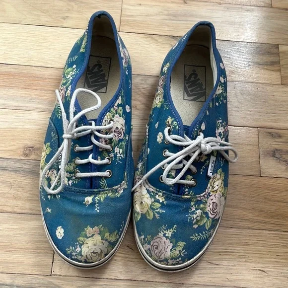 Vans Shoes Cutest Vans Floral Shoes Poshmark